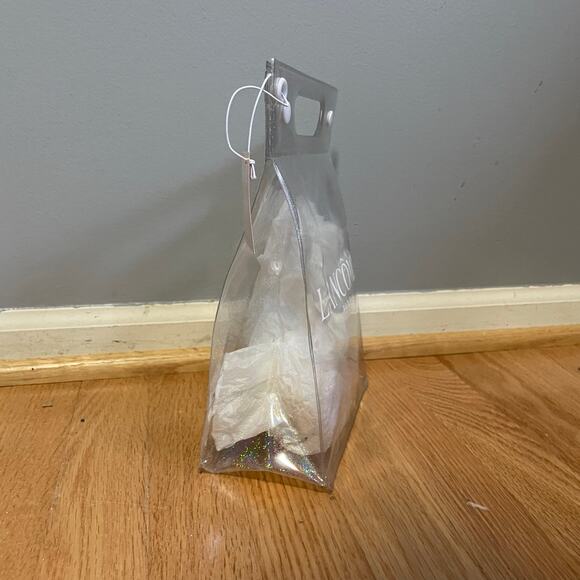 Lancome Clear Sparkle Clutch Cosmetics Makeup Bag NEW - Picture 2 of 5